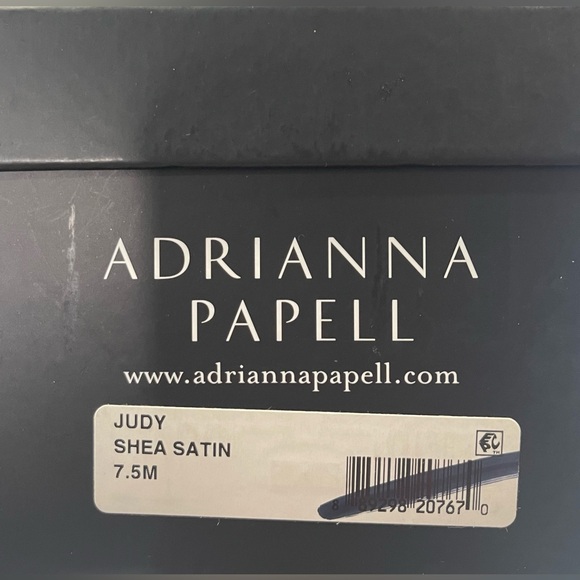 NWT ADRIANNA PAPELL Judy Shea Satin, Glittery, Size 7 1/2M - Picture 7 of 7